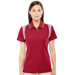 NEW! Ladies Sporty Red Active Golf Polo Shirt